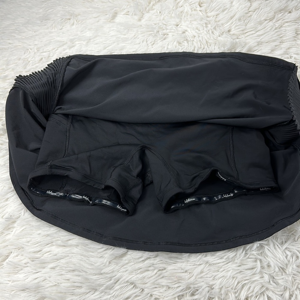 Lululemon Play Off The Pleats Skirt *13" Black - Picture 3 of 5